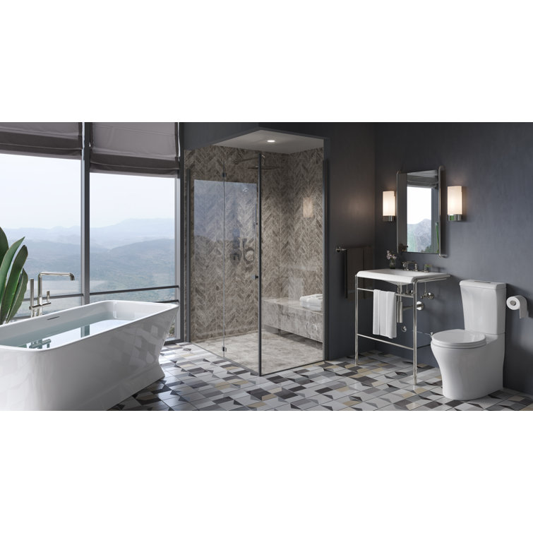 Kallista Plié™ Dual Flush Elongated TwoPiece Toilet (Seat Included